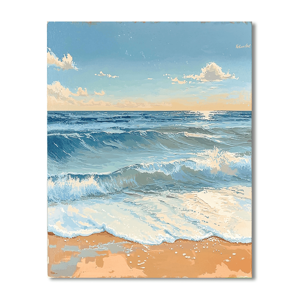 Winslow Homer Inspired Ocean Harmony  Paint By Numbers Art