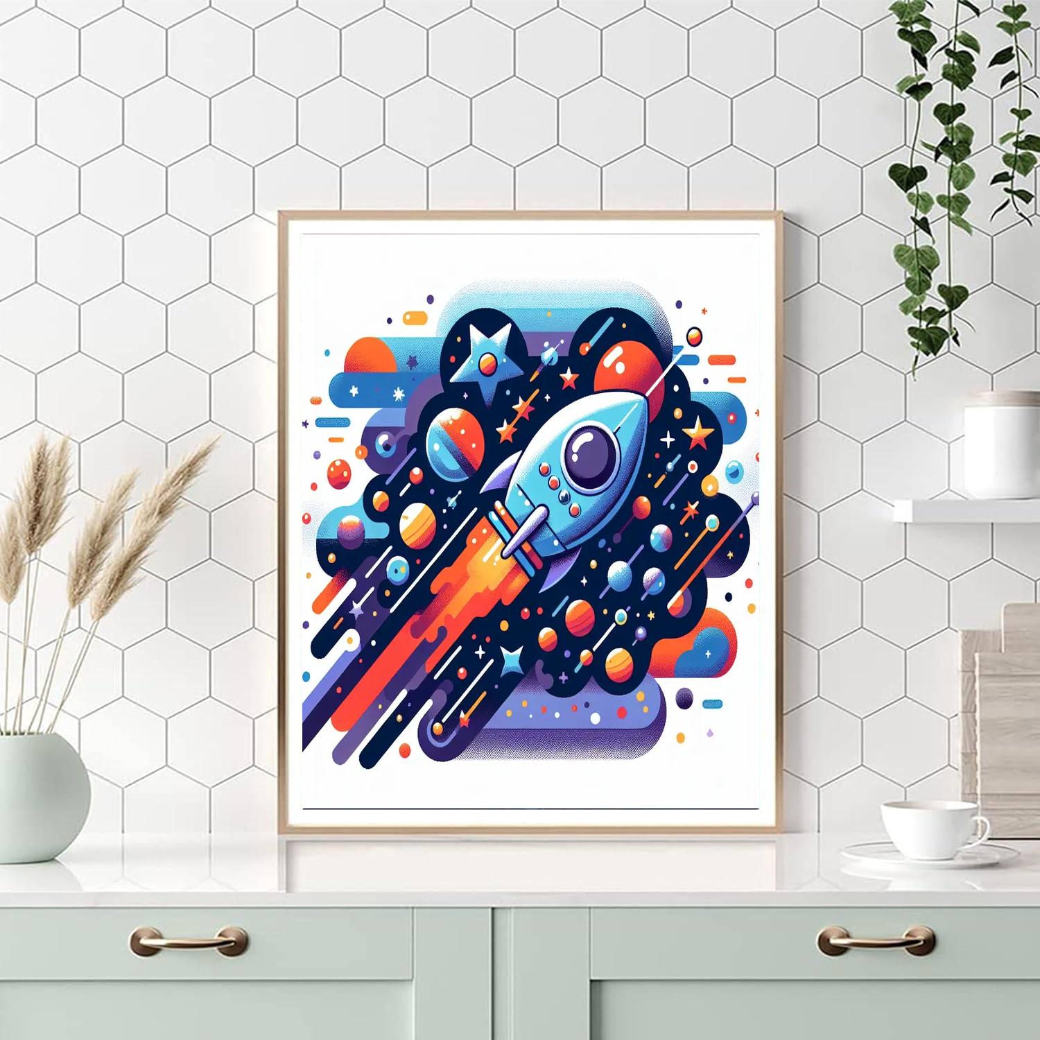 Space Voyage Discovery Numbered Painting Kits