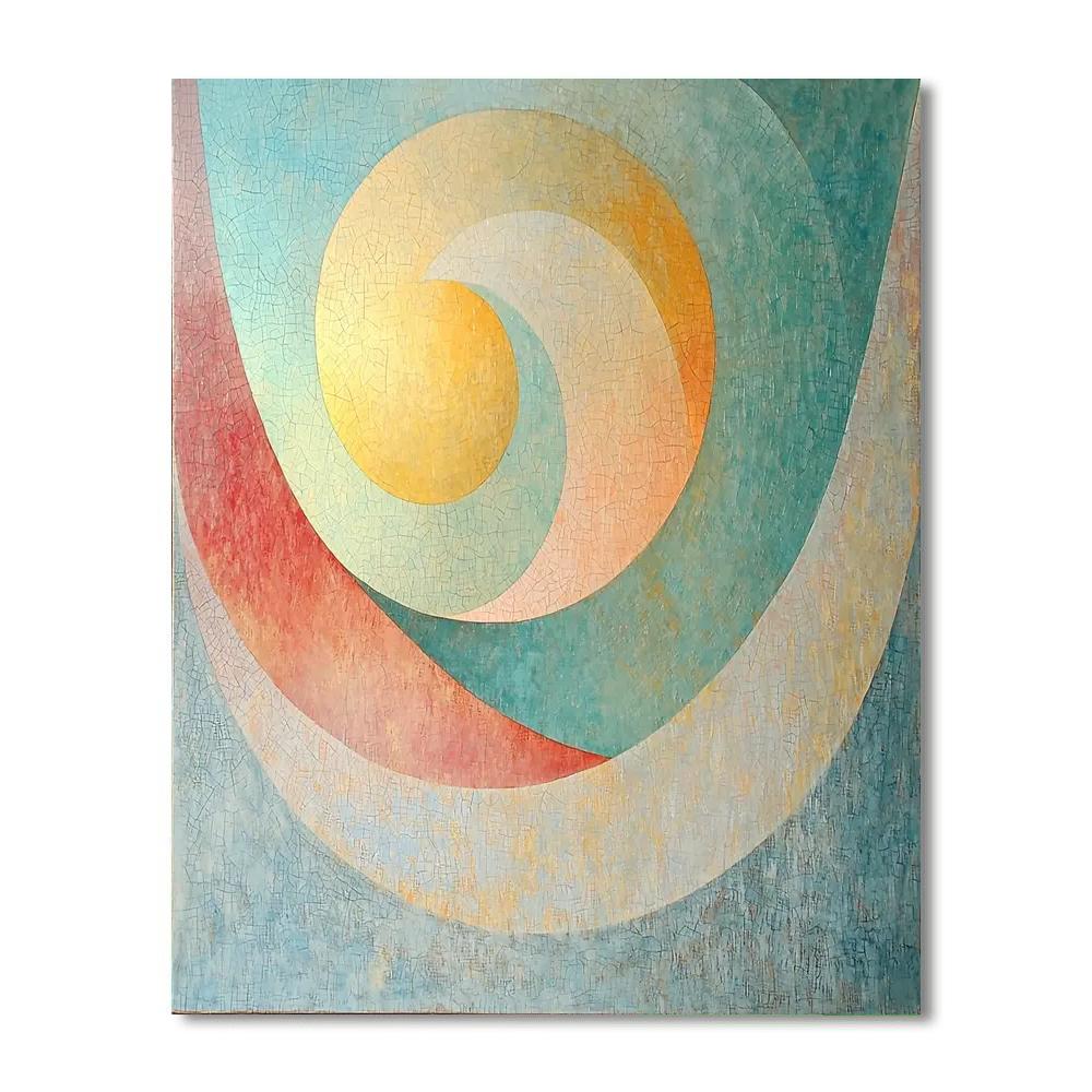 Joan Miró Inspired Serene Colorscape  Paint By Color