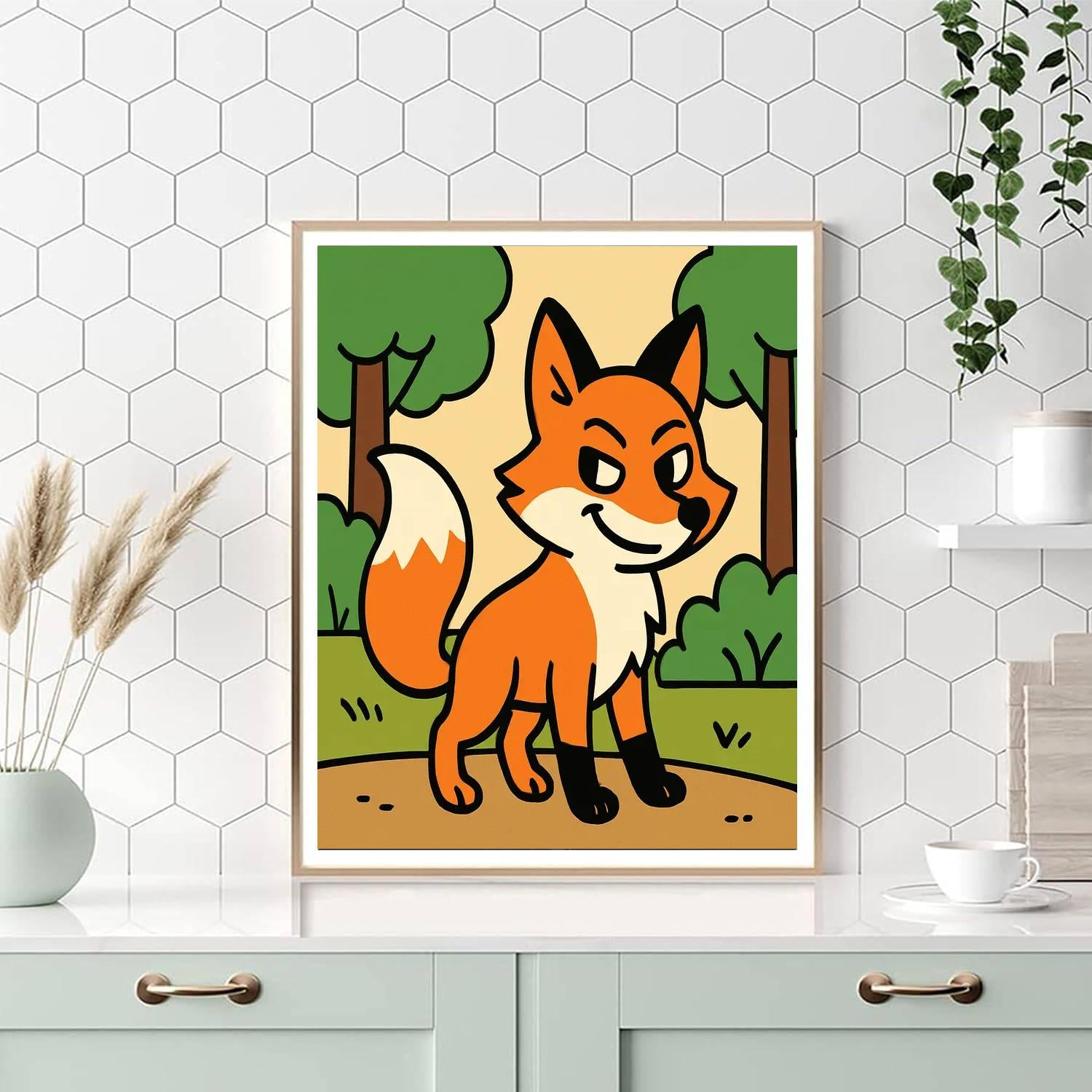 Clever Fox Adventure DIY Paint By Numbers