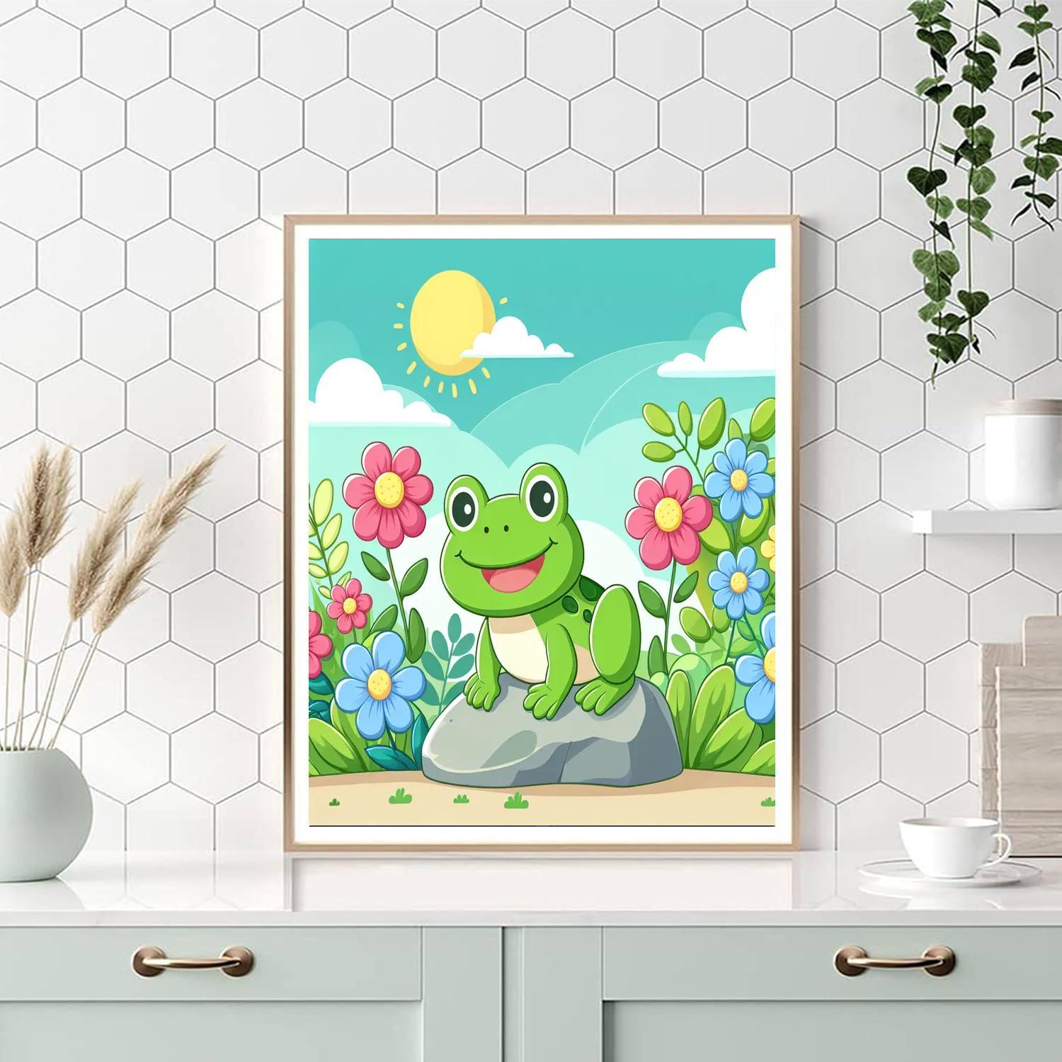 Sunny Garden Toad Paint By Numbers Kits