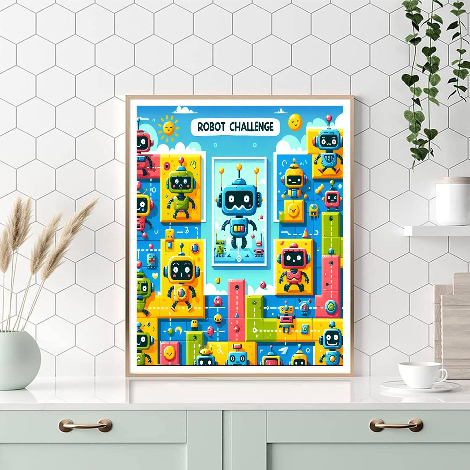 Inventive Robot Challenge Painting Number Kit
