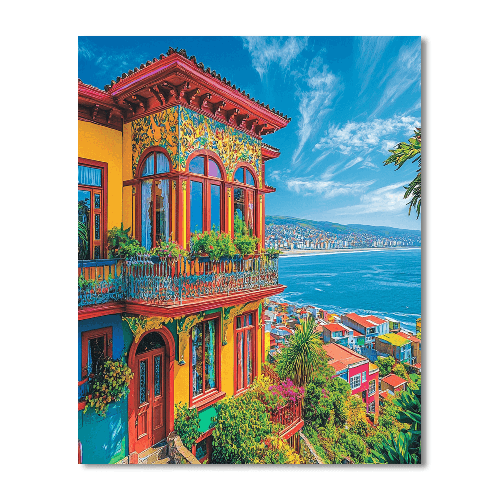 Pablo Neruda's House Numbered Painting Kits