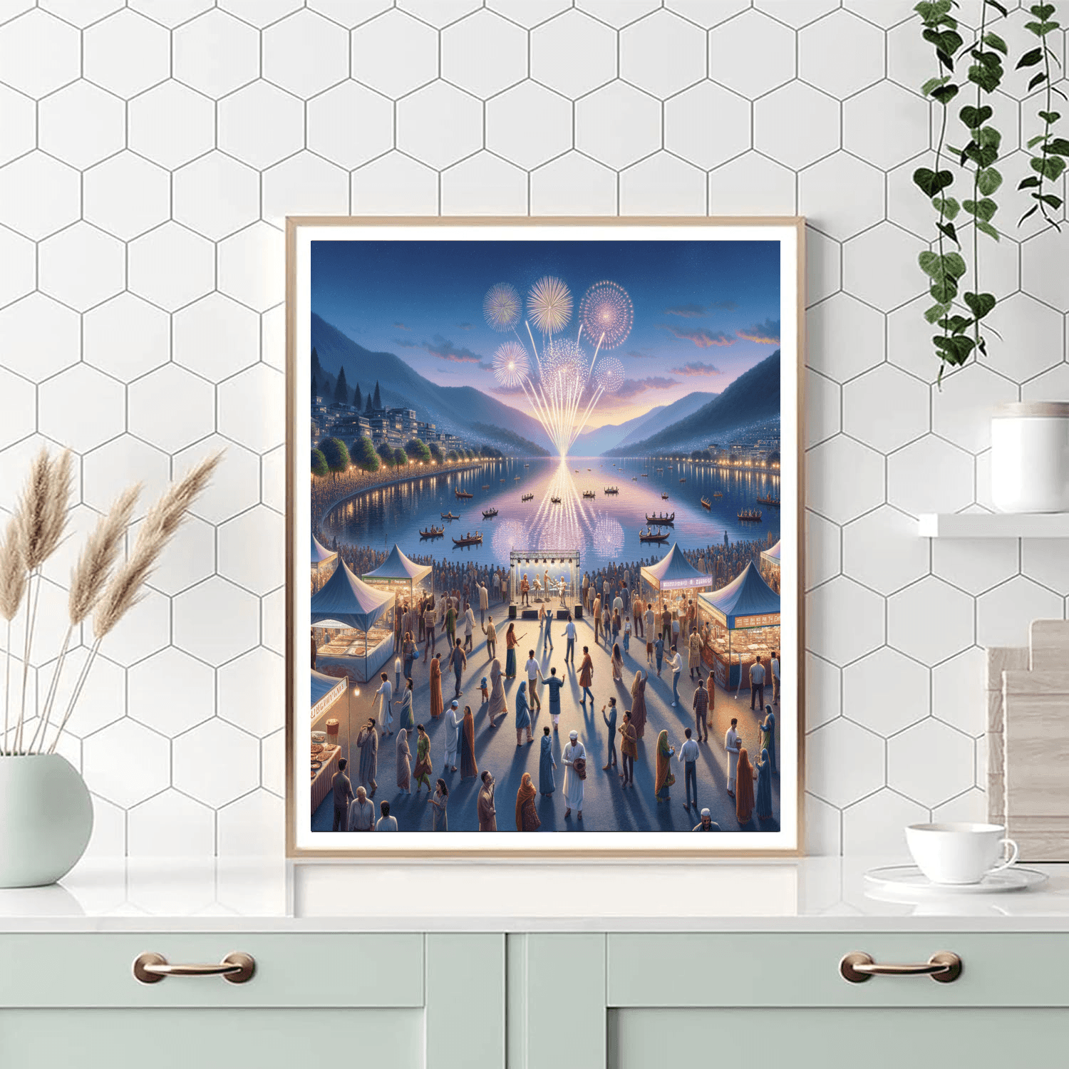 Fêtes De Genève - Switzerland Paint By Numbers Kits