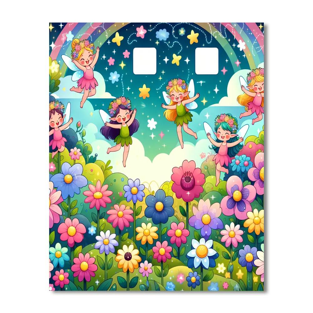 Garden Pixie Magic Paint By Color