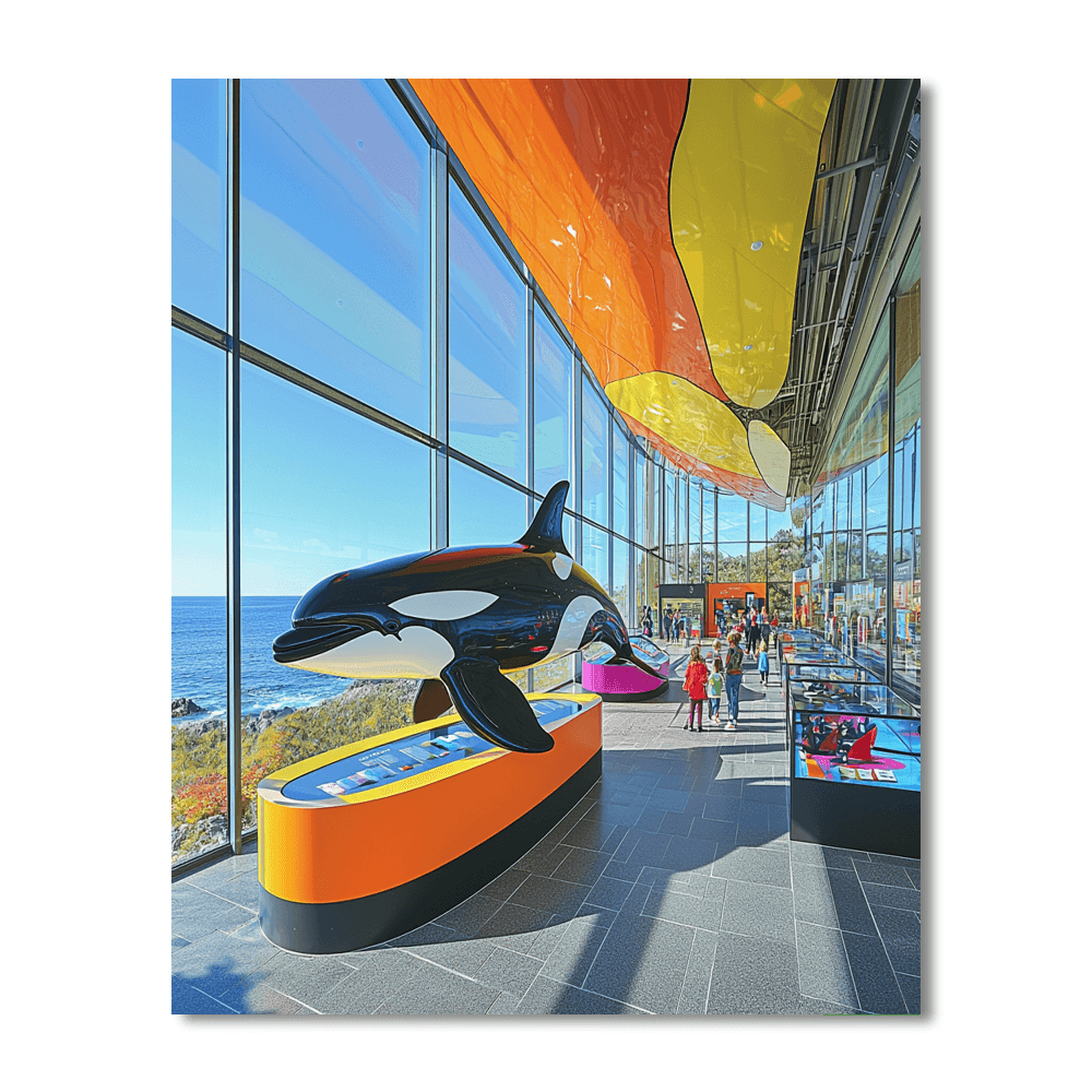 Killer Whale Museum DIY Paint By Numbers