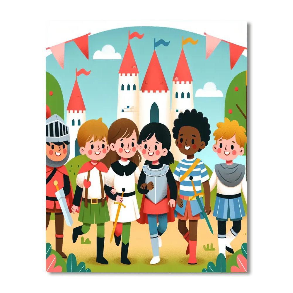 Knight's Kingdom Paint By Numbers