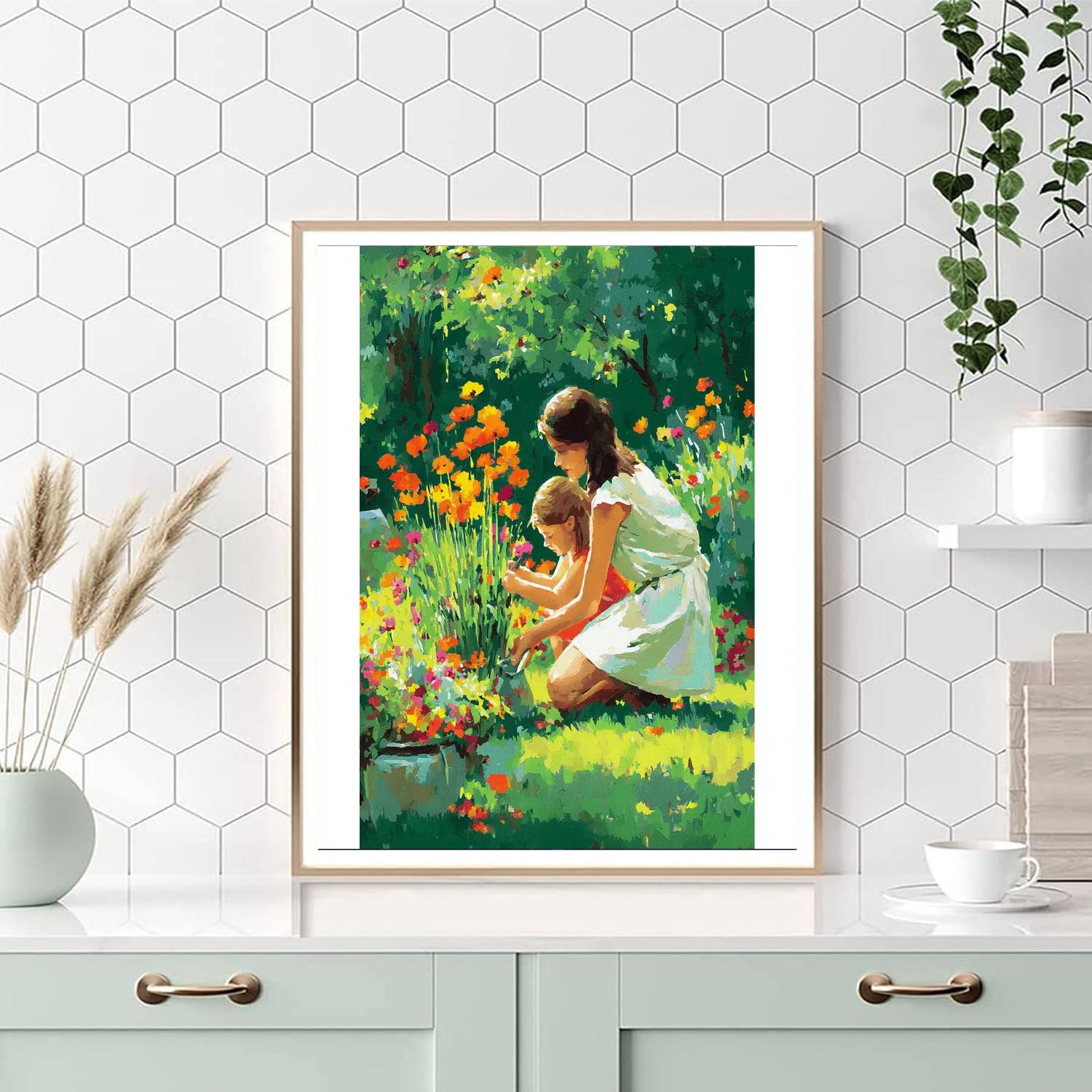 The Joy Of Growing Together DIY Paint By Numbers