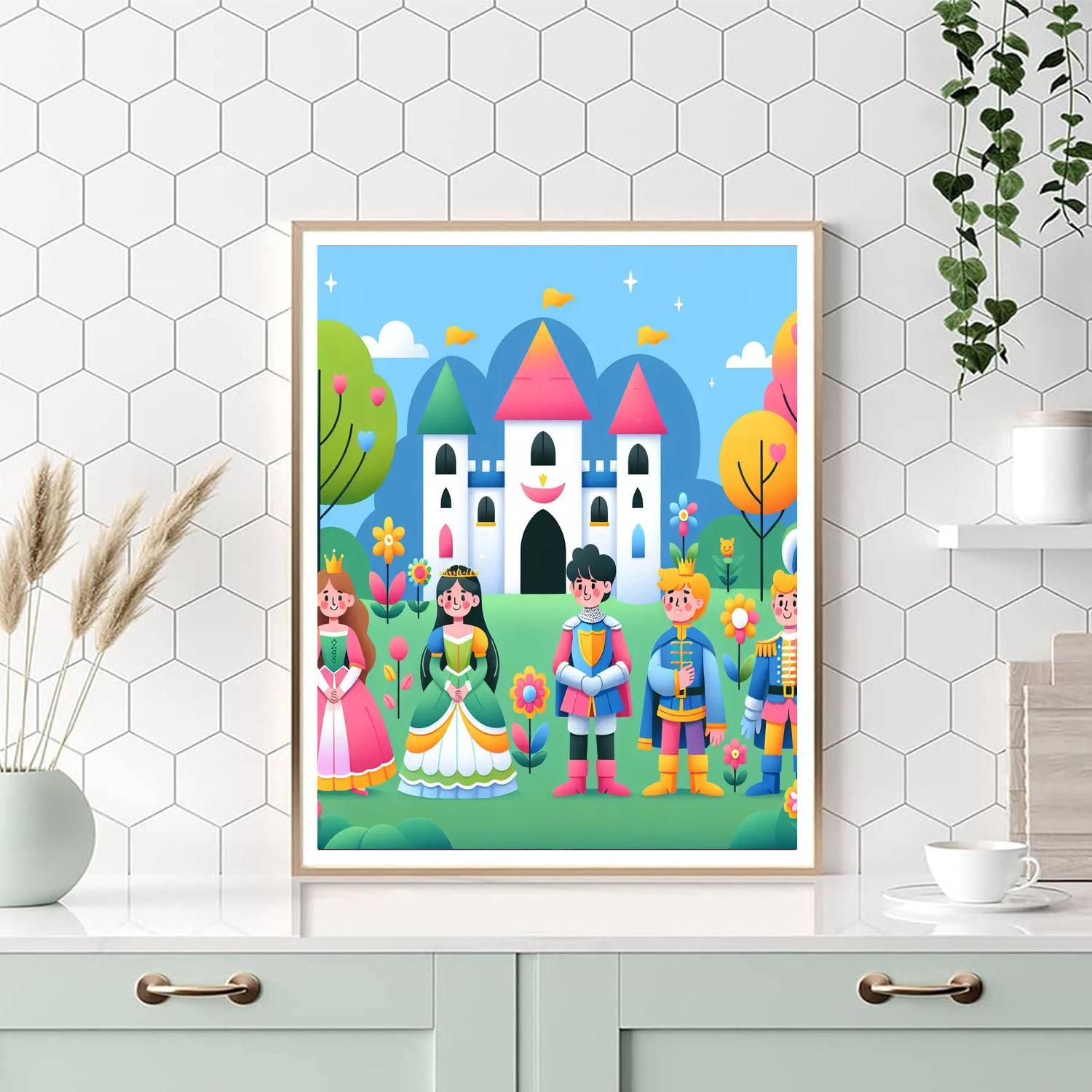 Exploring The Magical Castle Paint By Numbers Art