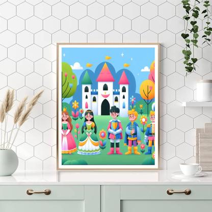 Exploring The Magical Castle Paint By Numbers Art