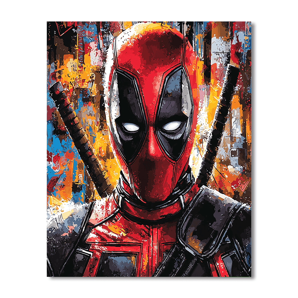 Ryan Reynolds: The Uncanny Charisma Of Deadpool Paint By Numbers Art