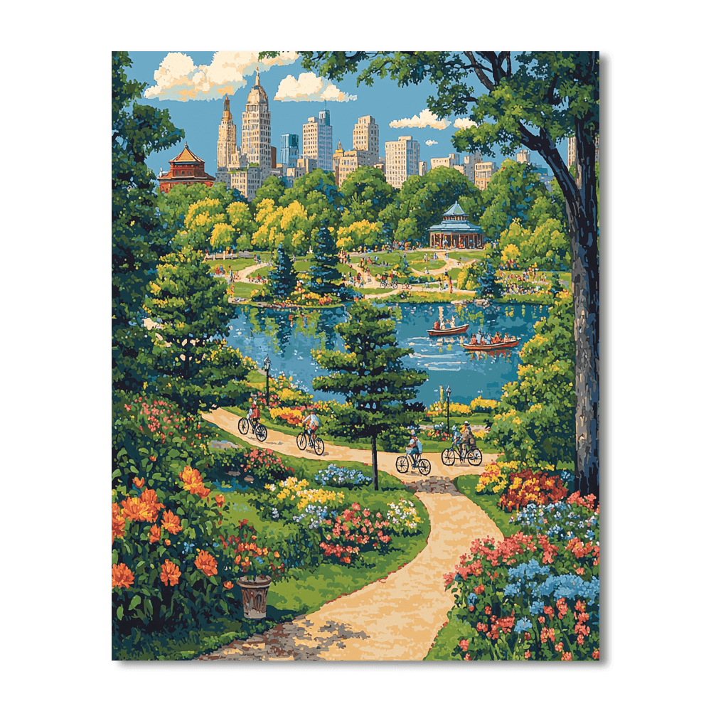 Golden Gate Park - San Francisco Paint By Numbers Kits
