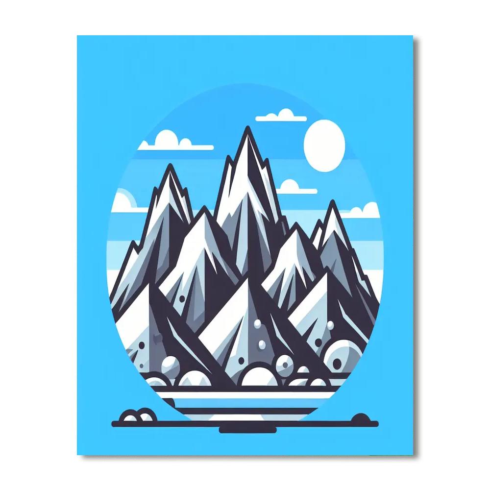 Rocky Mountains Numbered Painting Kits