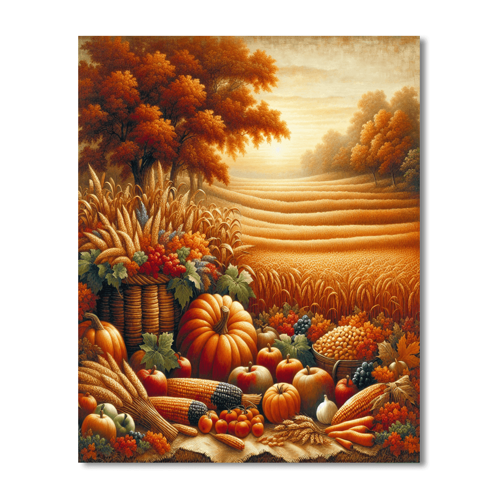 Harvest Melody Painting By Numbers Kit