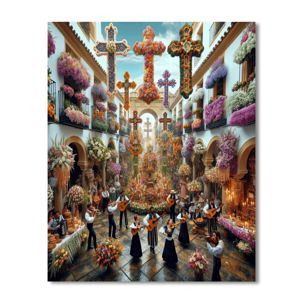 Fiesta De Las Cruces - Córdoba Paint By Numbers