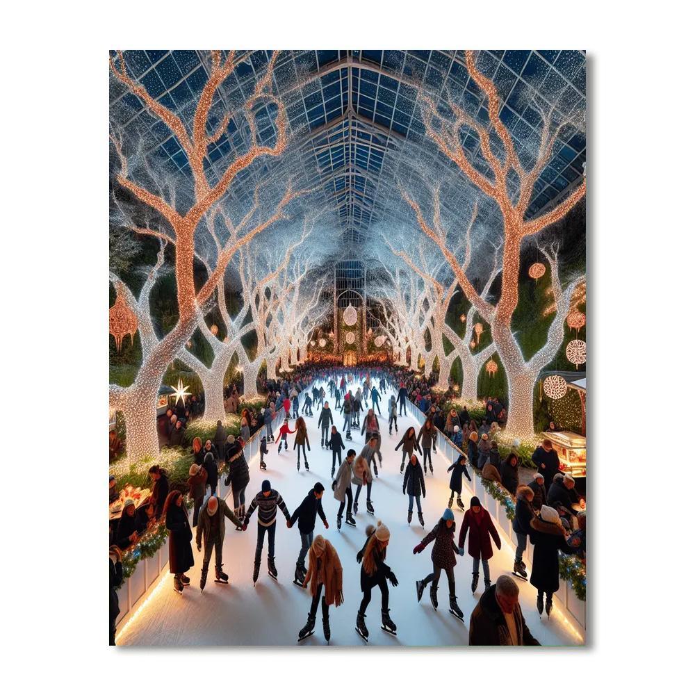 Kew Gardens Winter Festival - Uk Paint By Numbers Kits