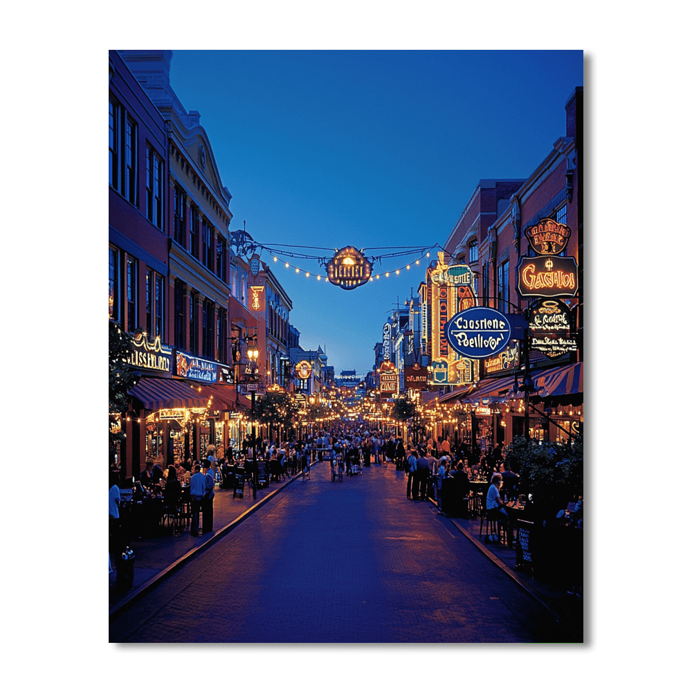 Gaslamp Quarter Number Painting