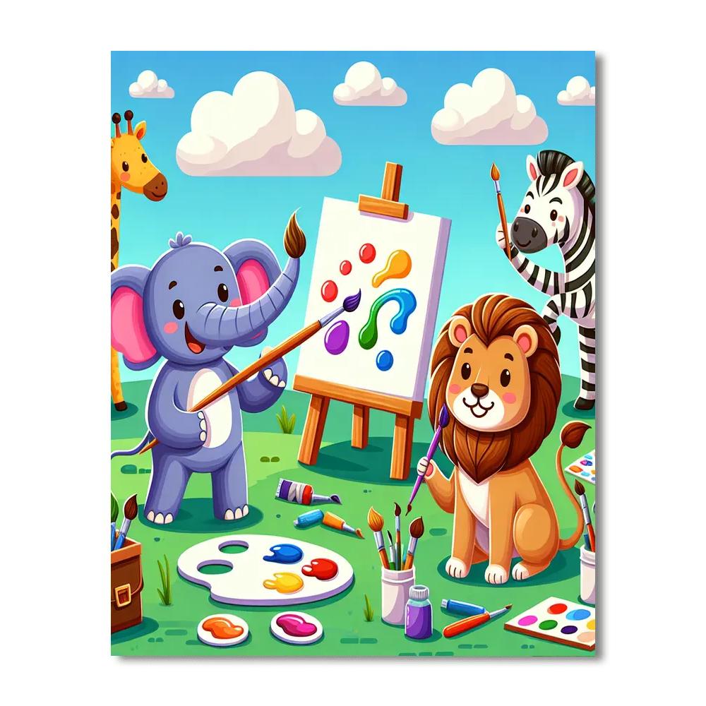 Art Safari DIY Paint By Numbers