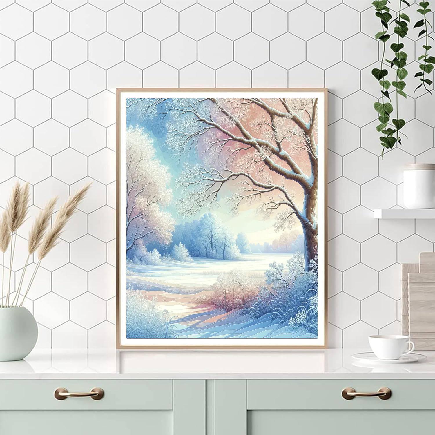 Winter's Tranquil Beauty Paint By Color