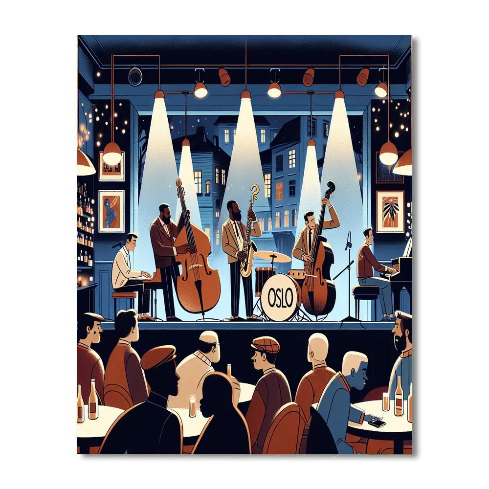Oslo Jazz Festival - Norway DIY Paint By Numbers