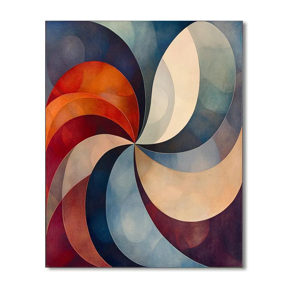 Paul Klee Inspired Illusions Of Rhythm  Numbered Painting Kits