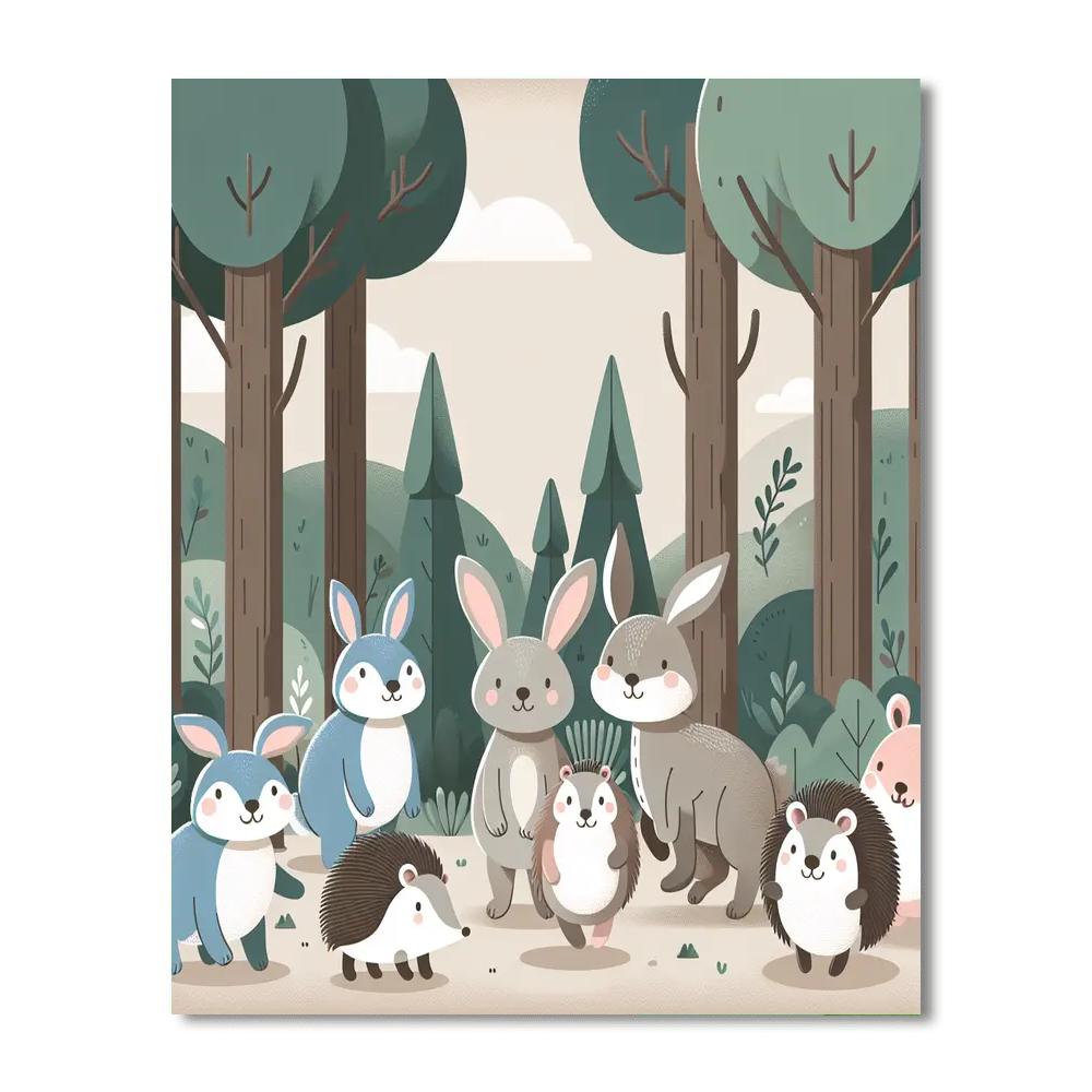 Woodland Wonder Walk Painting By Numbers Kit