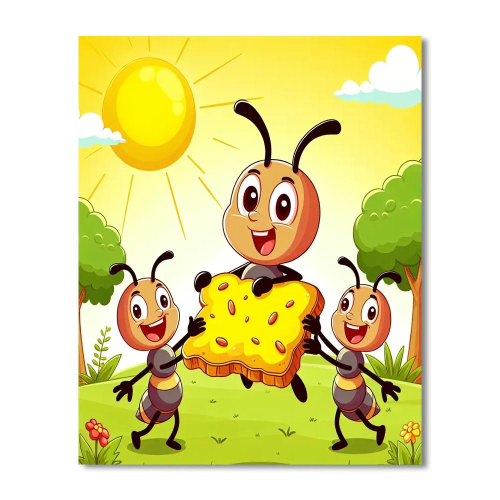 Silly Ants DIY Paint By Numbers