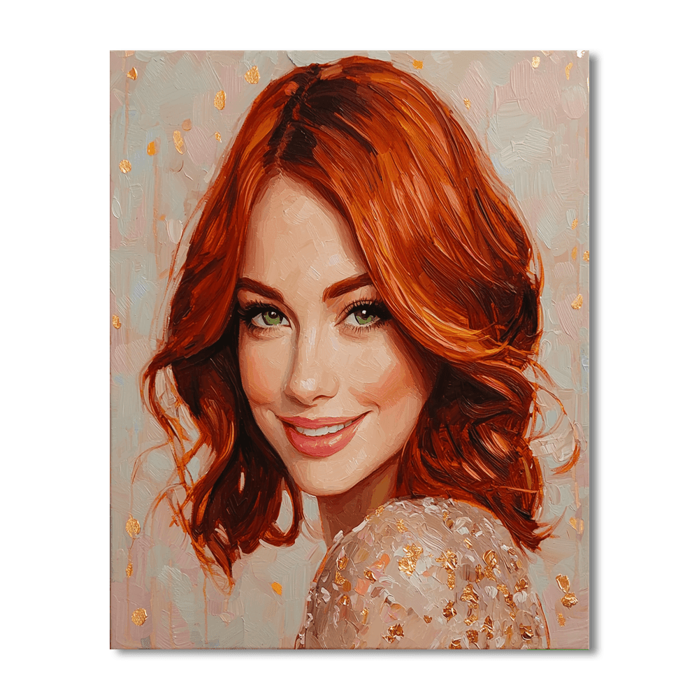 Emma Stone: Dancer Of Dreams And Stardom Paint By Numbers Art