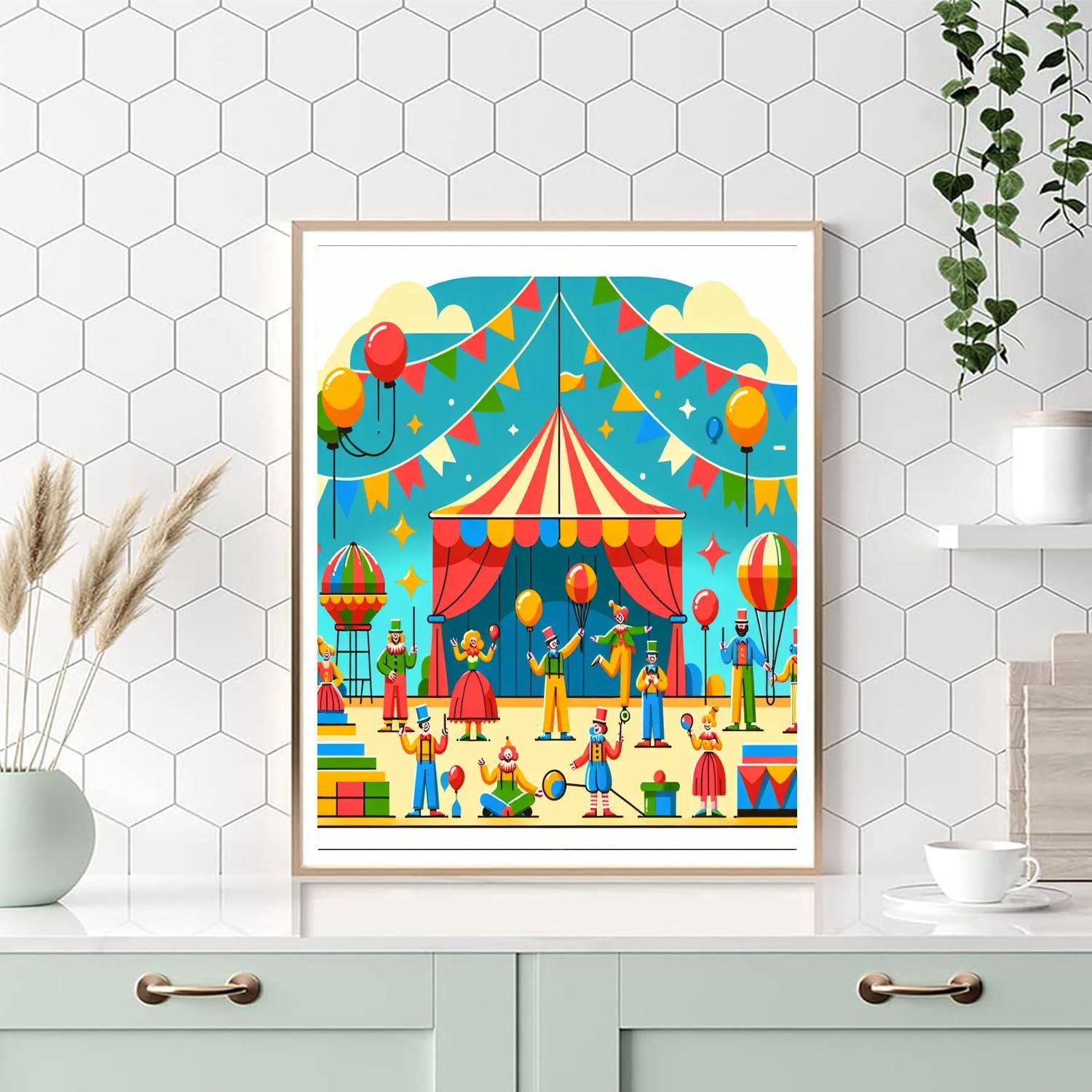 Carnival Circus Paint By Number