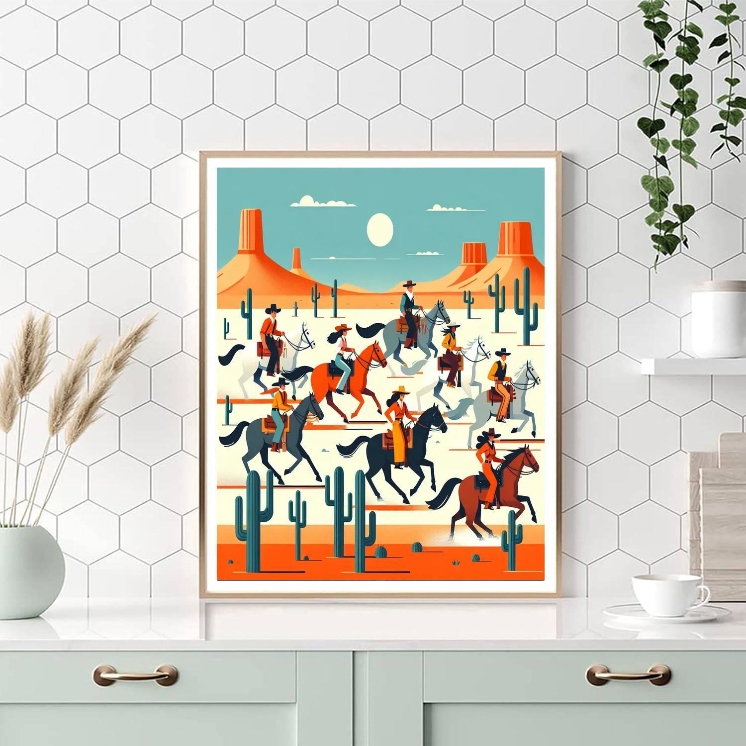 Wild West Explorer Painting By Numbers Kit