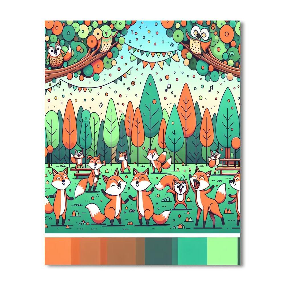 Whimsical Forest Party Paint By Number