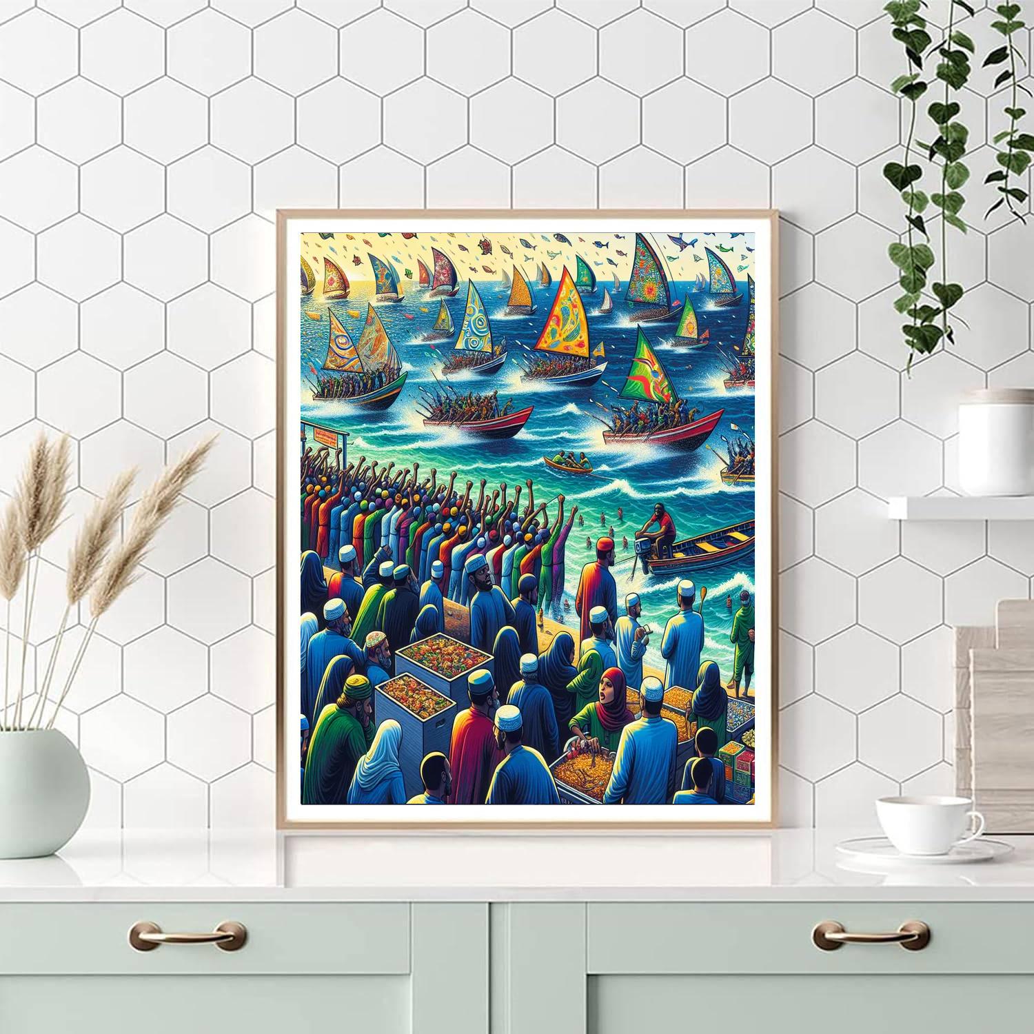 Festival Of The Sea Numbered Painting Kits