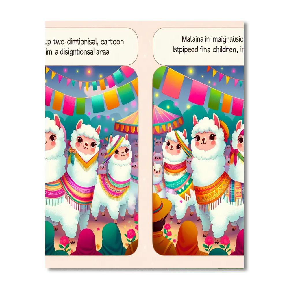 Artistic Alpaca Festival Painting Number Kit