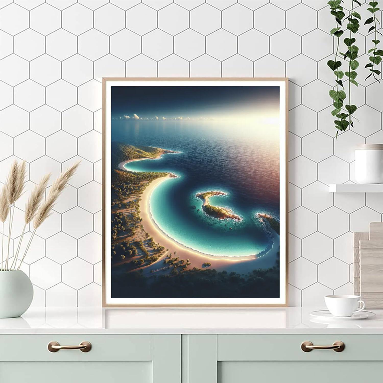 Azure Bay Numbered Painting Kits