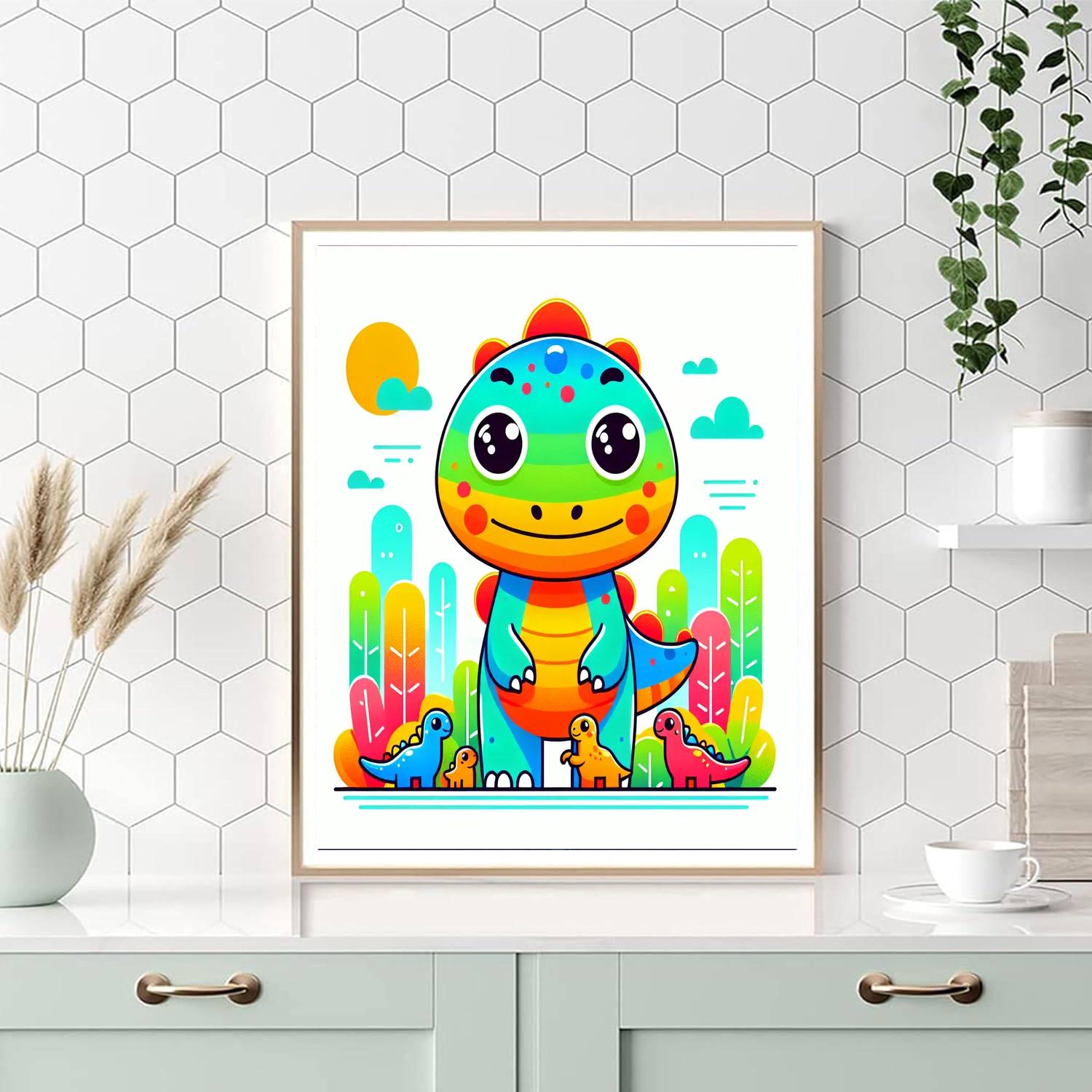 Gigantic Dinosaur Discovery Paint By Number