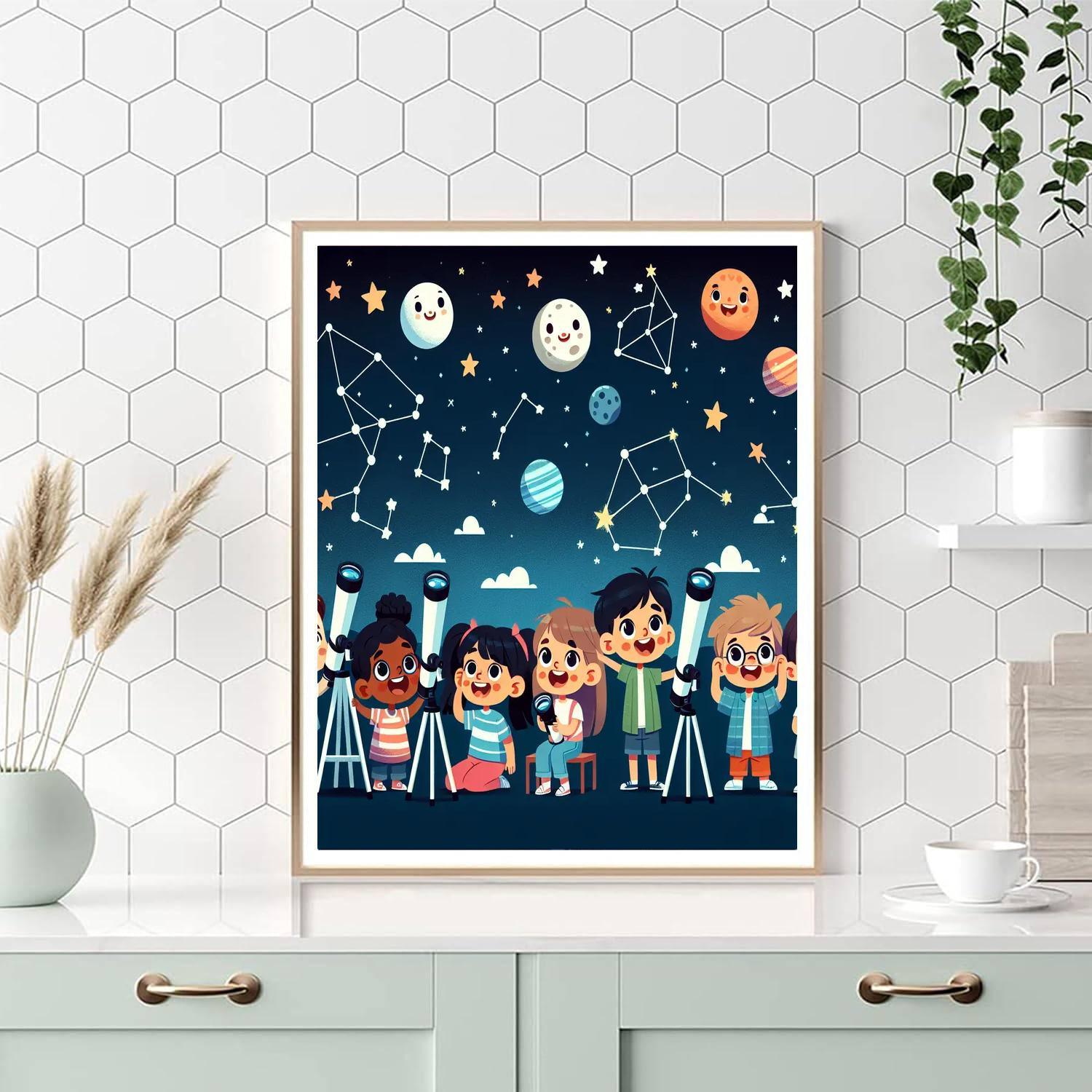 Astronomy Adventure Paint By Color