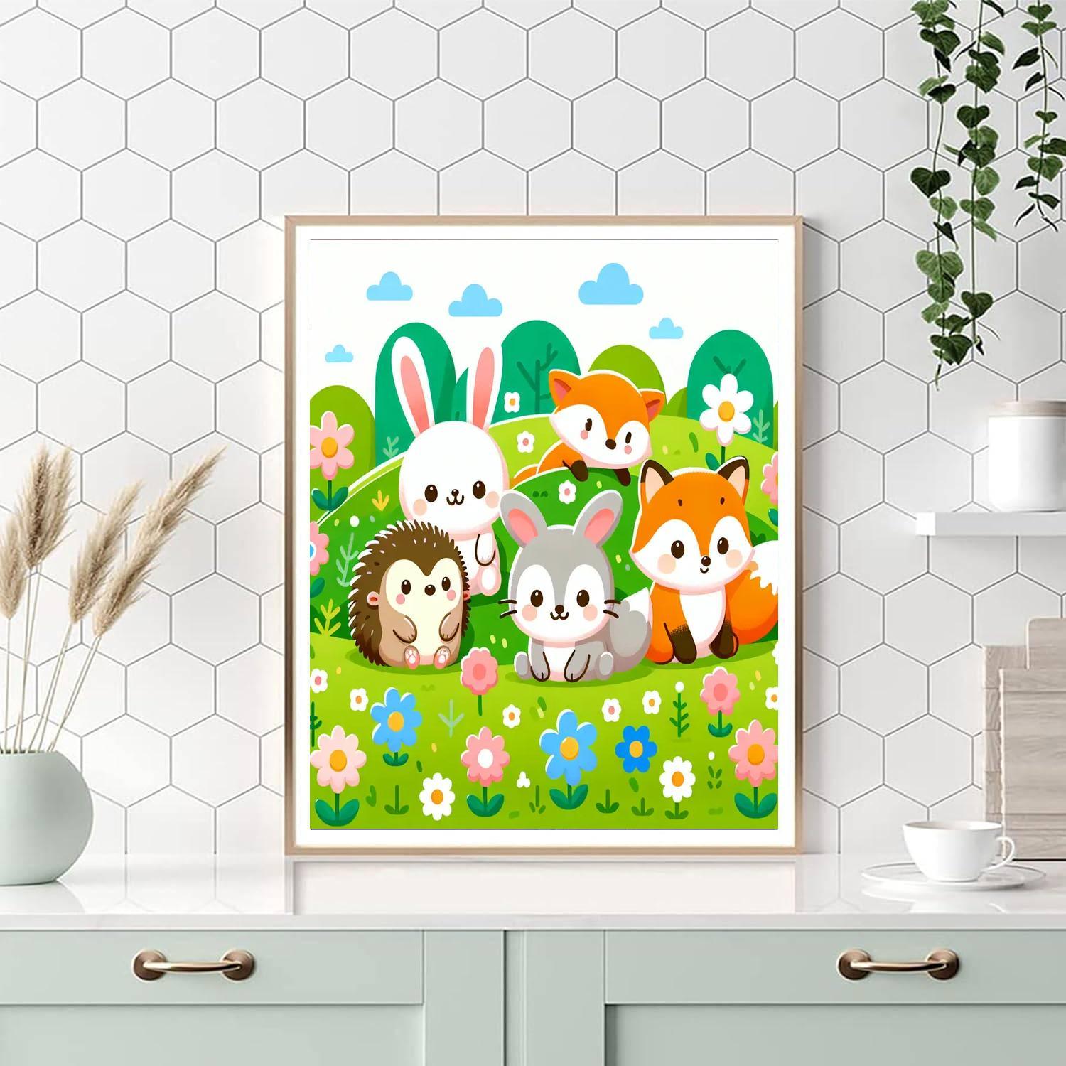 Cute Critter Crew Paint By Color