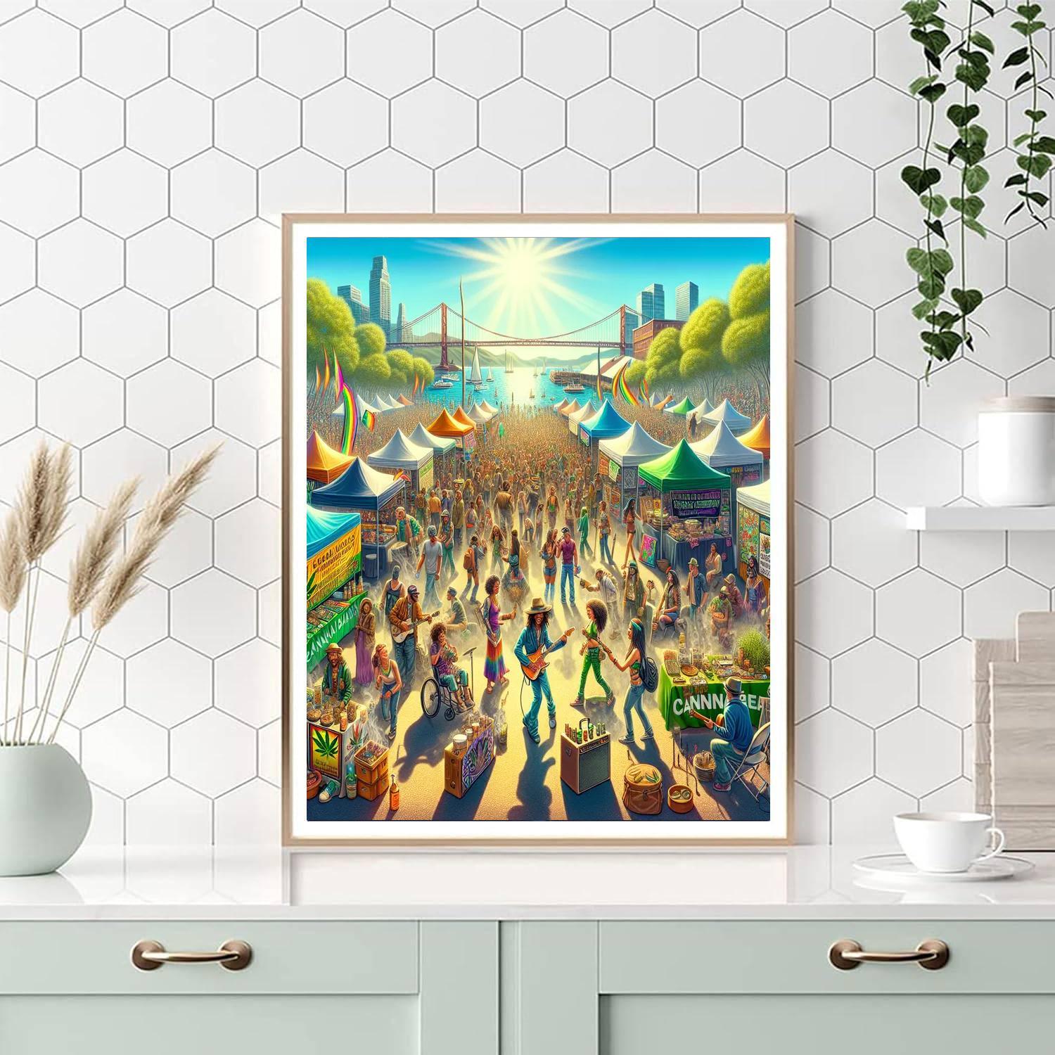 Hempfest - United States Paint By Numbers Art