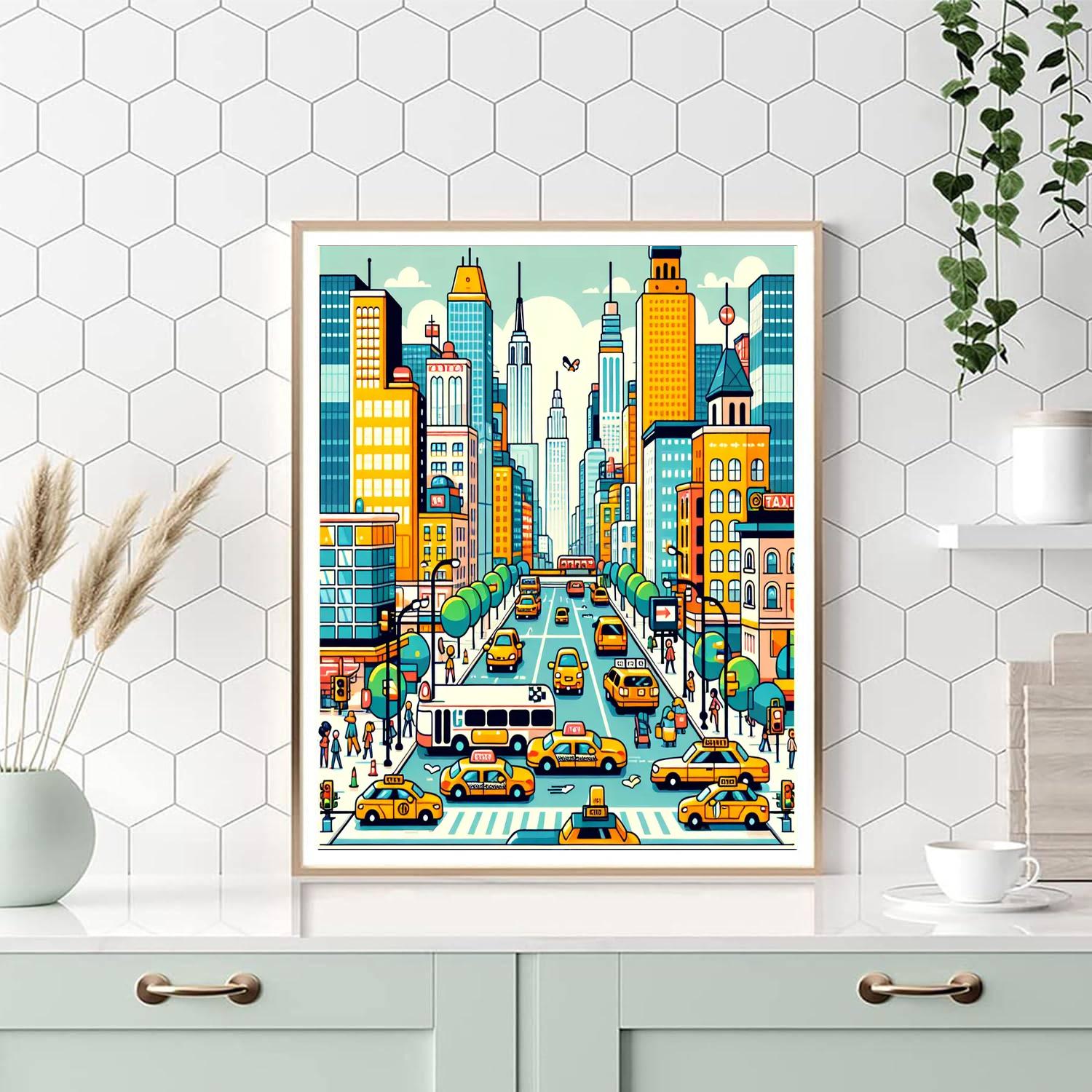 City Explorer Adventure Paint By Number