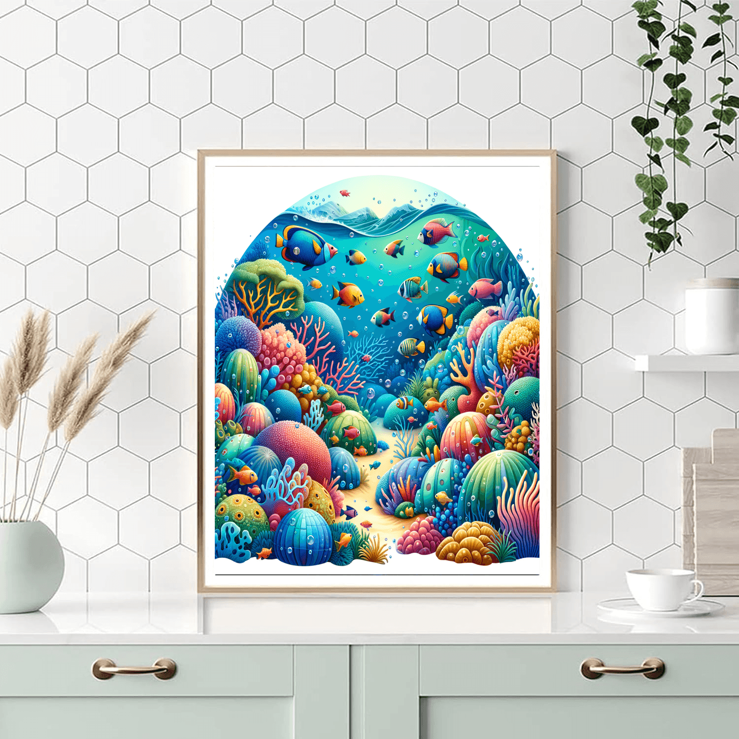 Underwater Kingdom Adventure Numbered Painting Kits