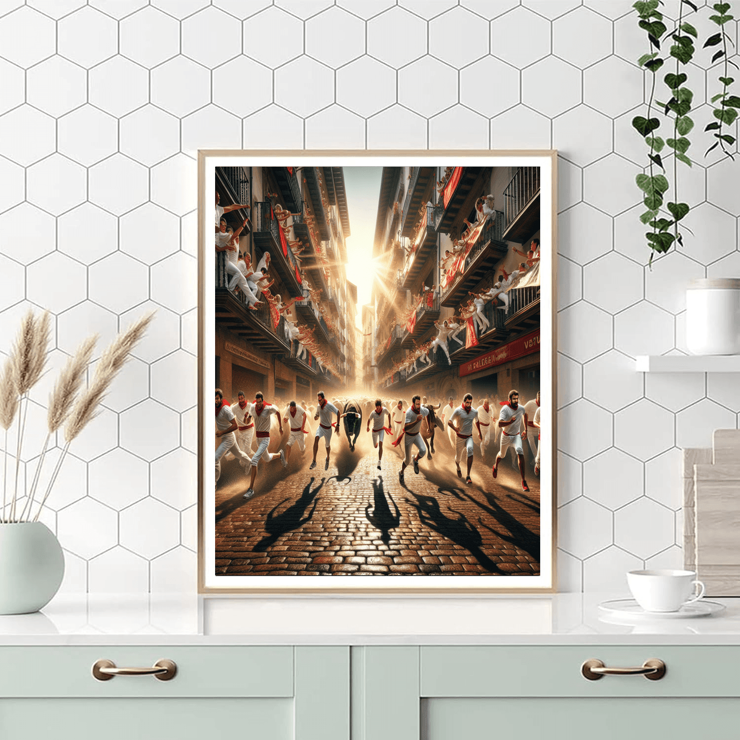 San Fermín - Running Of The Bulls - Spain Paint By Numbers Kits