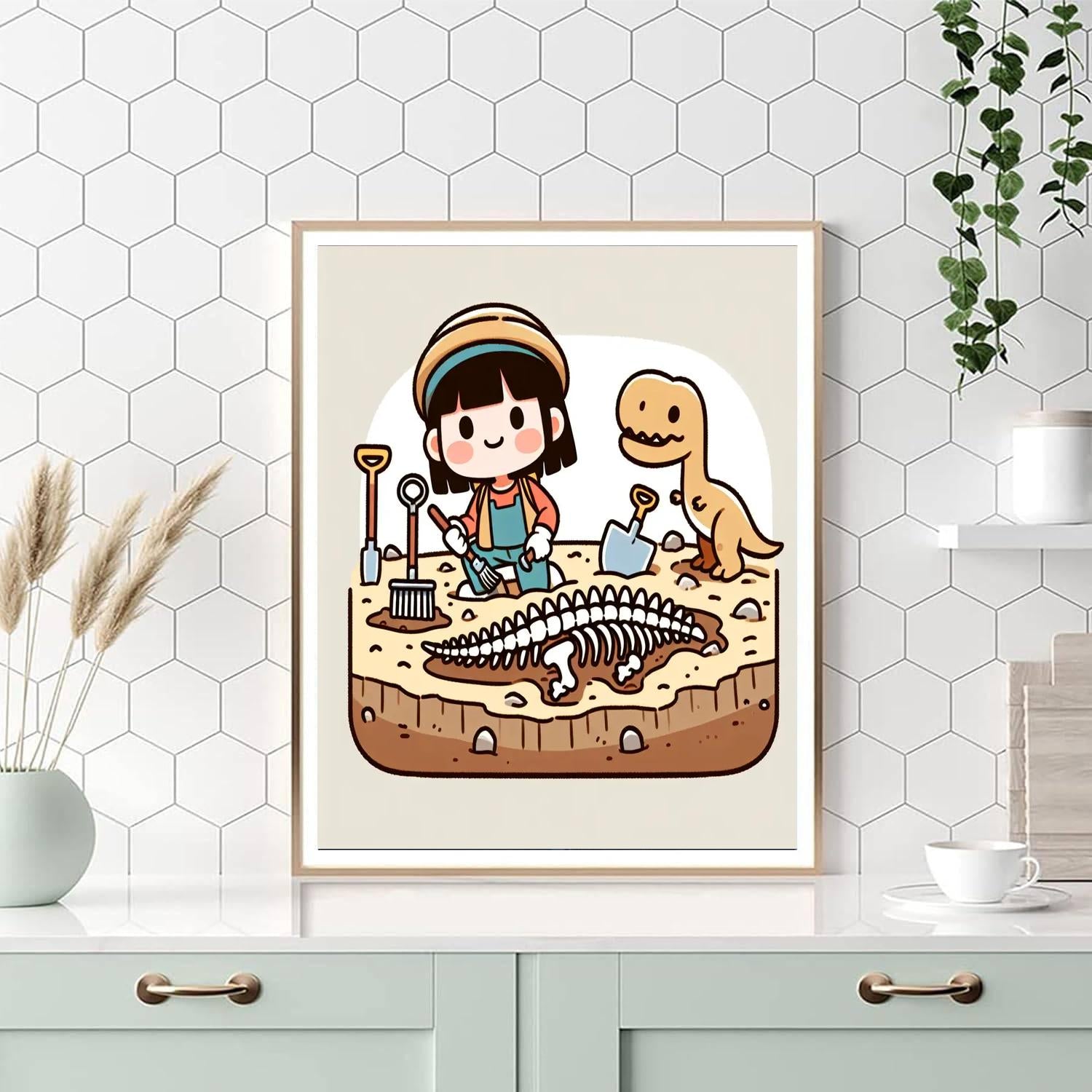 Fossil Adventure Paint By Numbers Kits