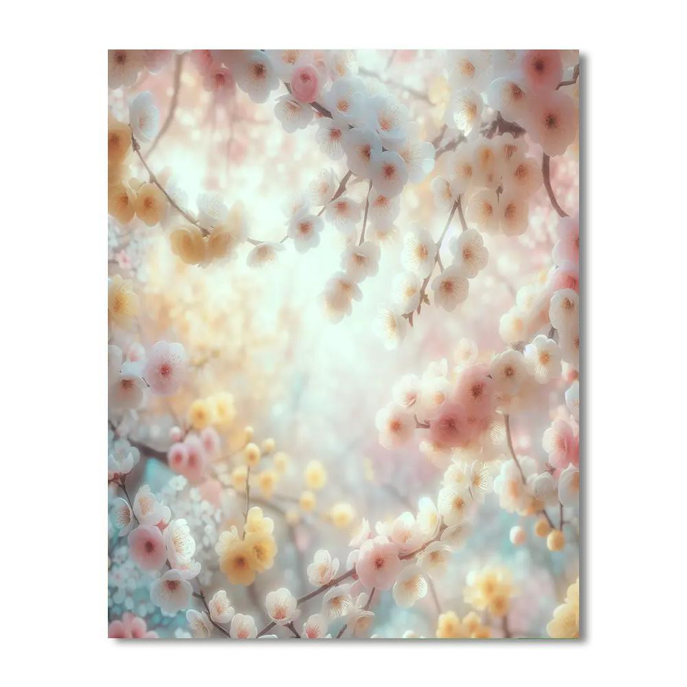 Gentle Blossoms In Spring Paint By Numbers