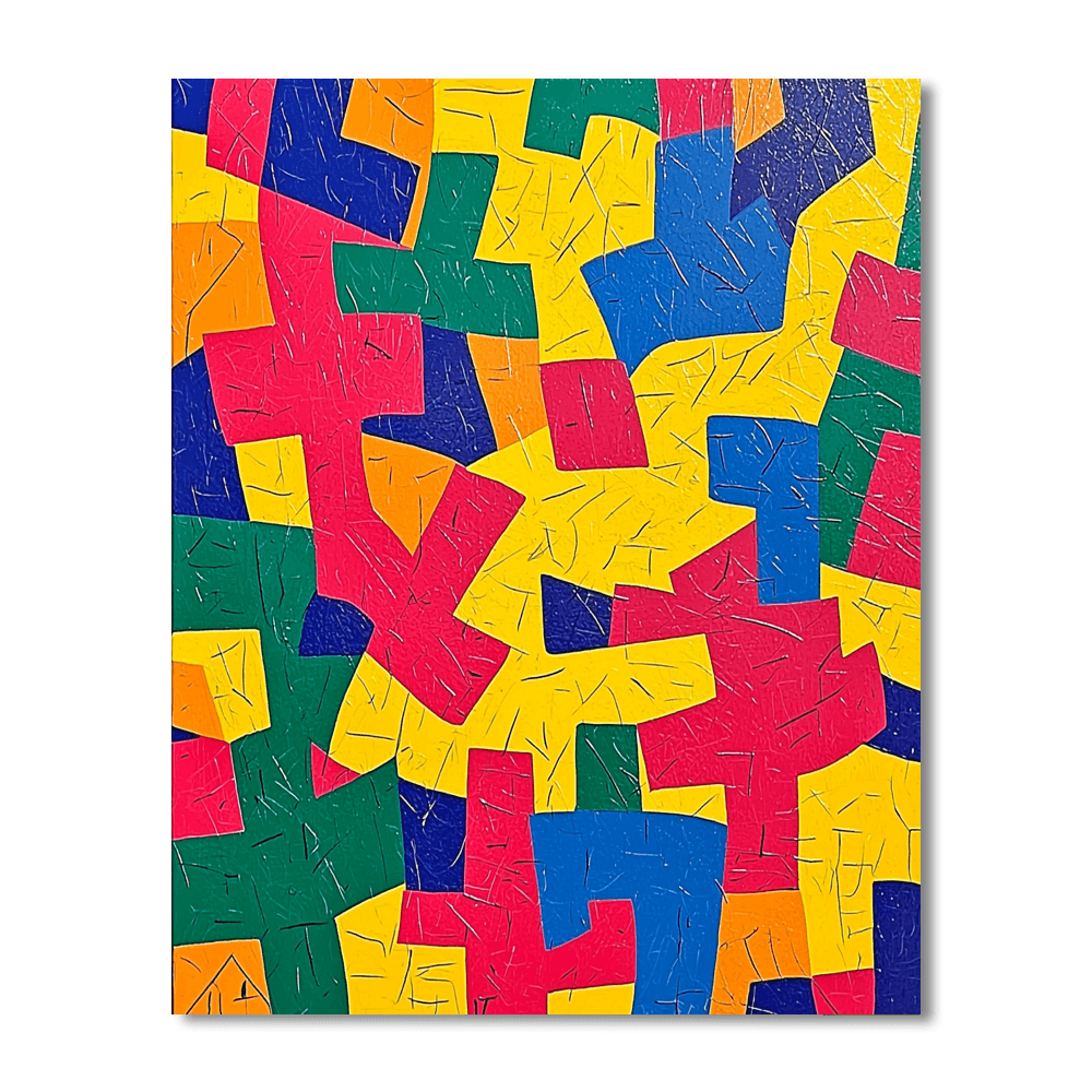 Keith Haring Inspired Joyful Patterns  Paint By Numbers Kits