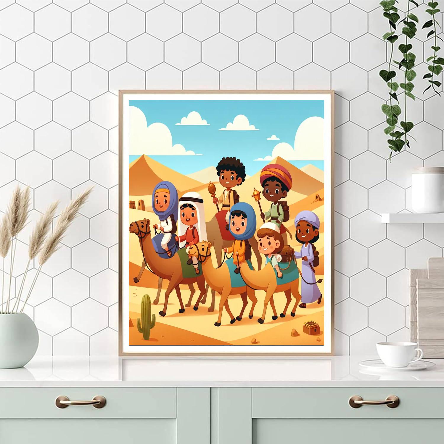 Daring Desert Expedition Painting Number Kit