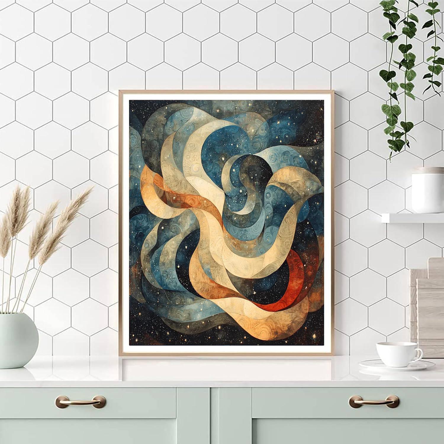 Nandalal Bose Inspired Cosmic Dance Of Nature  DIY Paint By Numbers