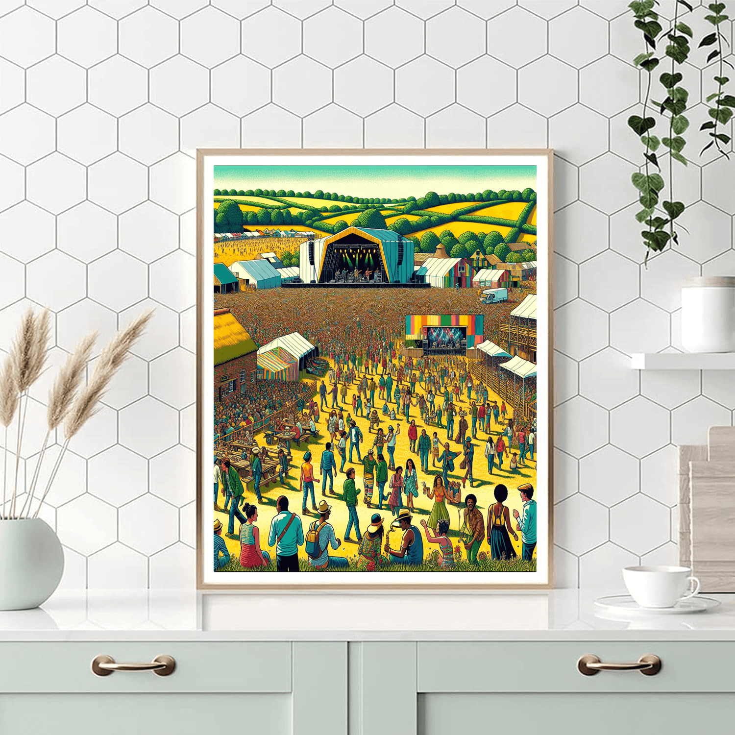 Bonnaroo - Usa Number Painting