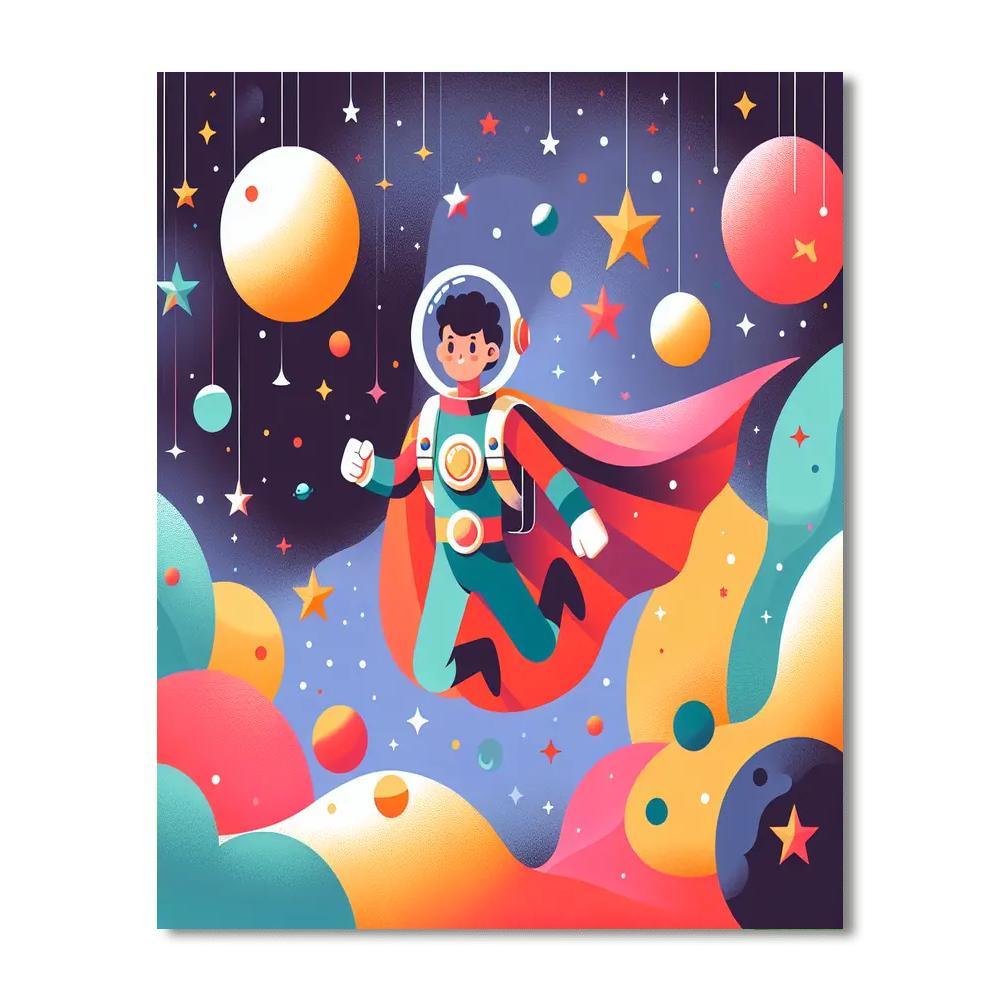 Galactic Hero's Mission Numbered Painting Kits