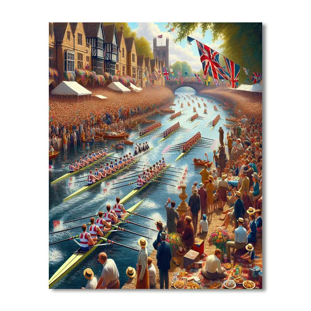 Harvard-yale Regatta - Usa Paint By Numbers Art