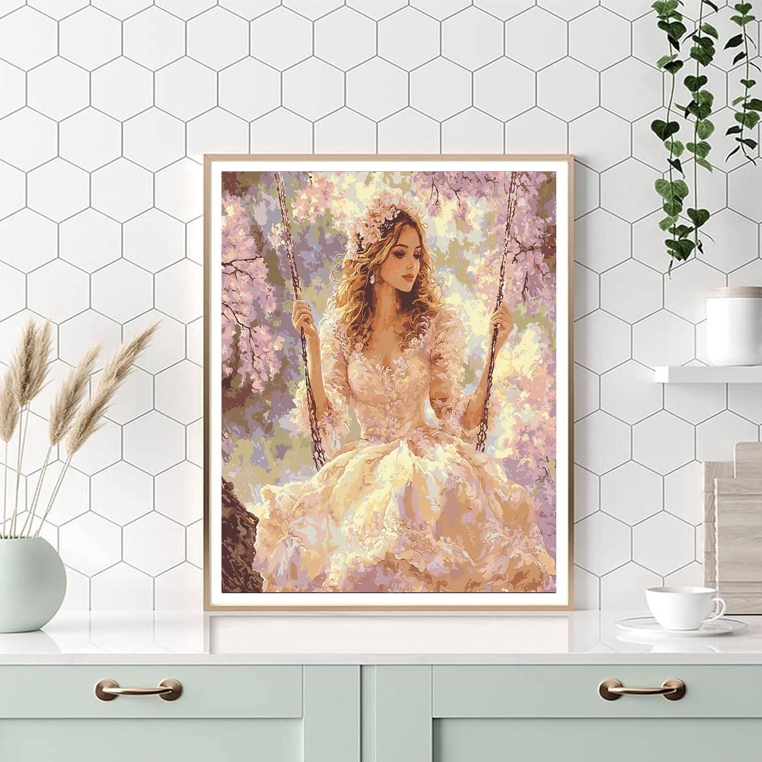 Jean-Honoré Fragonard Inspired Feminine Elegance In Rococo  DIY Paint By Numbers